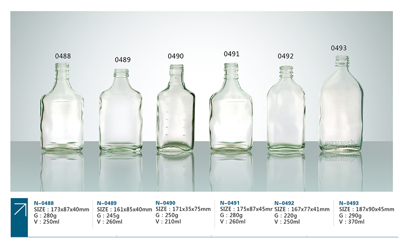 250ml-370ml Jinjiu Glass Bottle 250ml-370ml Health Wine